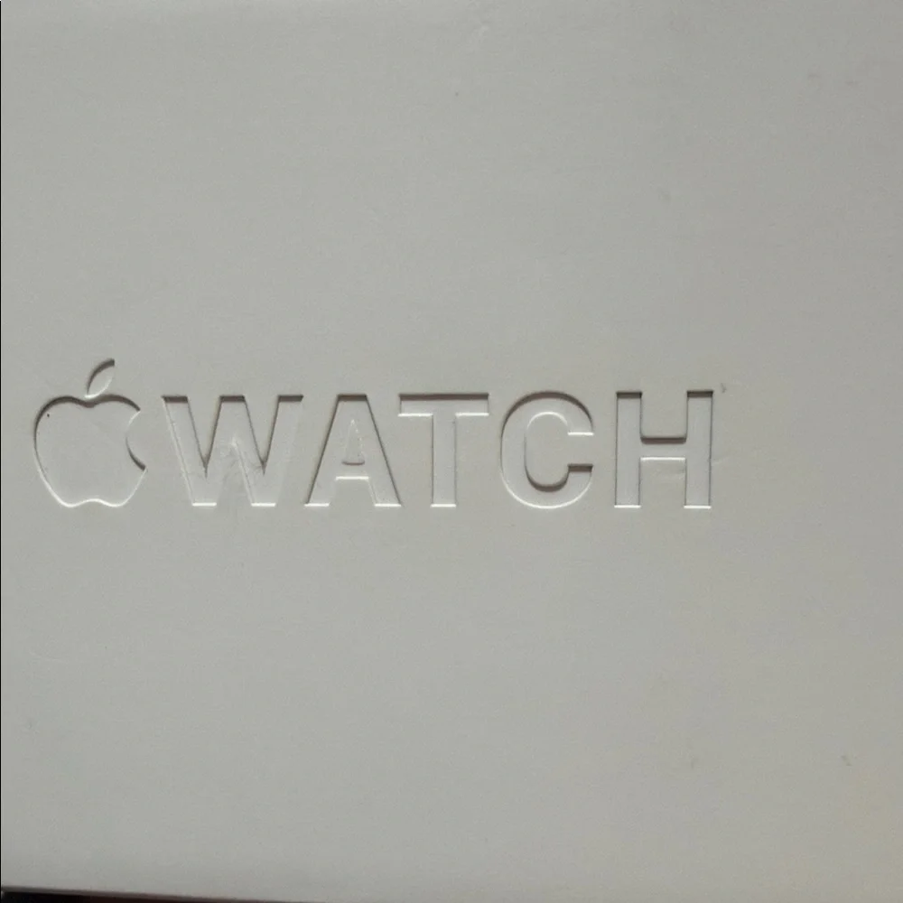 Apple Watch Stainless Steel Series 8 45mm w/ Black Band S/M - Picture 2 of 12